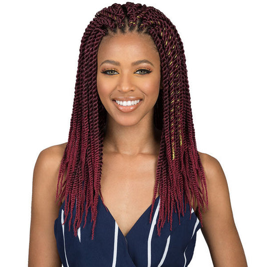 Bobbi Boss African Roots Bomba Pre-Looped Crochet Braids - SENEGAL TWIST 18/24"