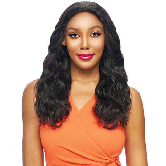 Vanessa 100% Brazilian Unprocessed Human Hair Swissilk Deep Lace Front Wig - TH34 CAGO