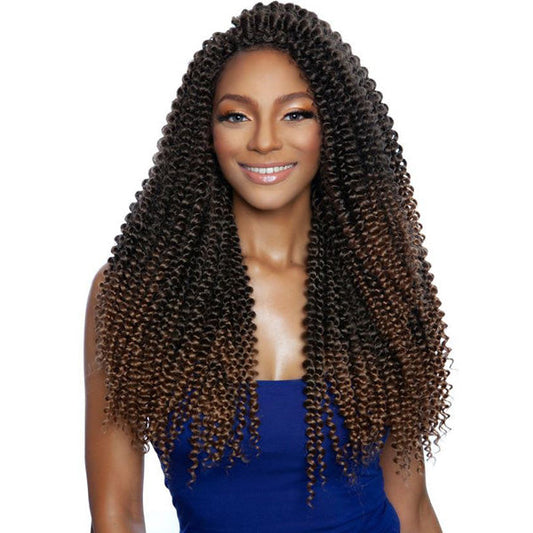 Mane Concept Synthetic Afri Naptural Caribbean Crochet Braid - CB1807 Passion Water Wave 18"