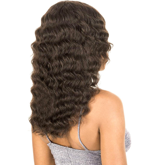 Ali 7A 360 Human Hair Remi Brazilian Frontal Lace Wig - NEW DEEP 18