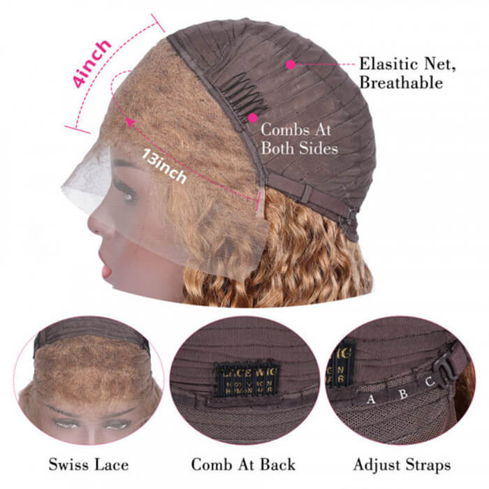 #27 Blonde Pre Plucked Real HD Lace Wigs 180% Density Deep Parting | VIP Special