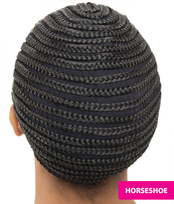 Vivica A Fox Cornrow PRO CAP STRAIGHT BACK OR HORSESHOE (With Combs)