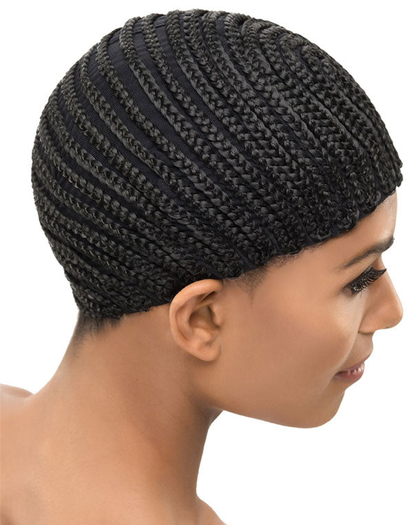 Vivica A Fox Cornrow PRO CAP STRAIGHT BACK OR HORSESHOE (With Combs)