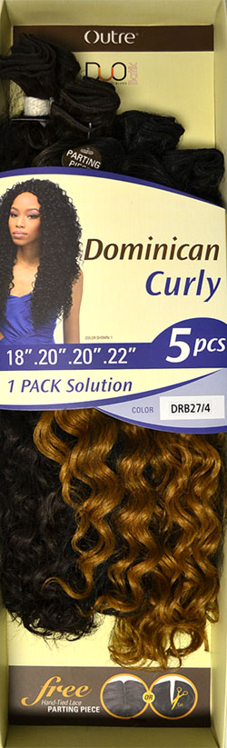 Outre Duo Batik Weave DOMINICAN CURLY 5 Pcs (1 Pack Solution)