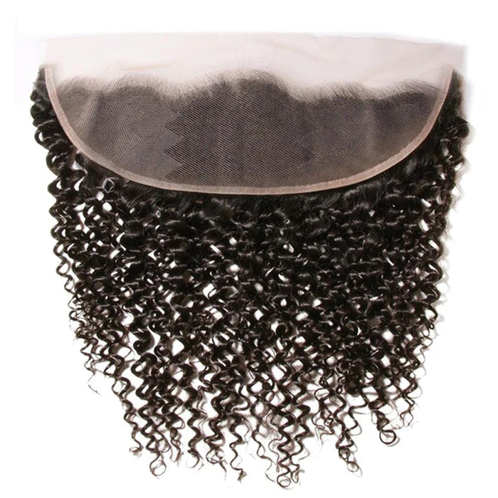 Brazilian Curly Hair 4 Bundles with 13*4 Lace Frontal Virgin Human Hair