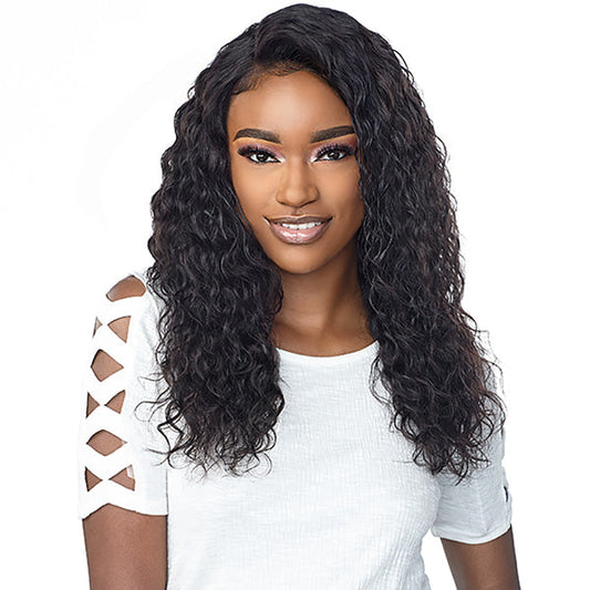 Sensationnel Unprocessed Virgin Human Hair 10A 360 Swiss Lace Wig DEEP CURLY 22