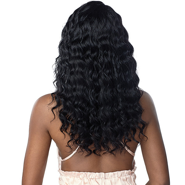 Sensationnel Unprocessed Virgin Human Hair 10A 360 Swiss Lace Wig DEEP WAVE 20"