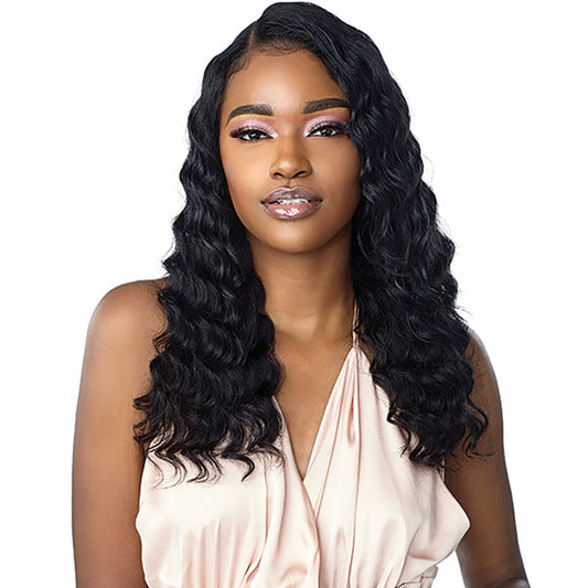 Sensationnel Unprocessed Virgin Human Hair 10A 360 Swiss Lace Wig DEEP WAVE 20"