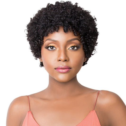 Its a Cap Weave 100% Human Hair Wig HH DIA