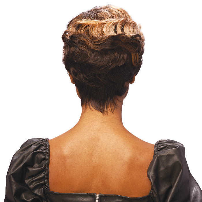 Vanessa Synthetic Party Lace Deep Reverse J Part Lace Front Wig DRJ HILLY