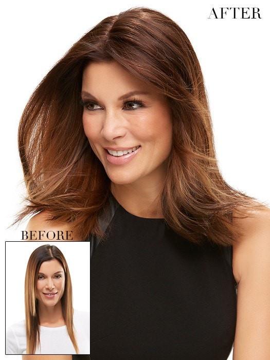 easiPart HD 18" | HF Synthetic Hair Topper (Mono Top)