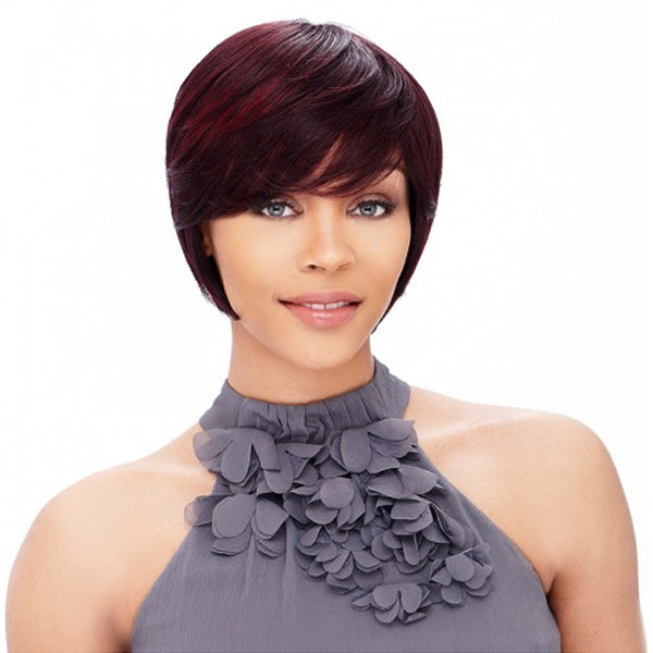 It's a Cap Weave 100% Human Hair Wig Victoria