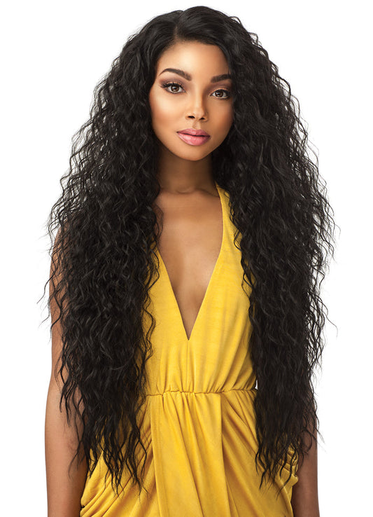Sensationnel Empress Natural Curved Part Lace Front Edge Wig - TUSCANY