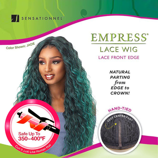 Sensationnel Empress Natural Center Part Synthetic Lace Front Wig ANYA