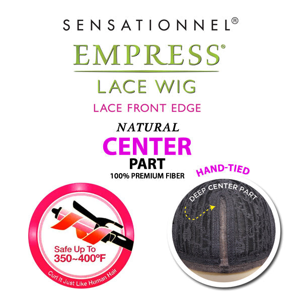Sensationnel Empress Natural Center Deep Part Lace Wig - TIARA