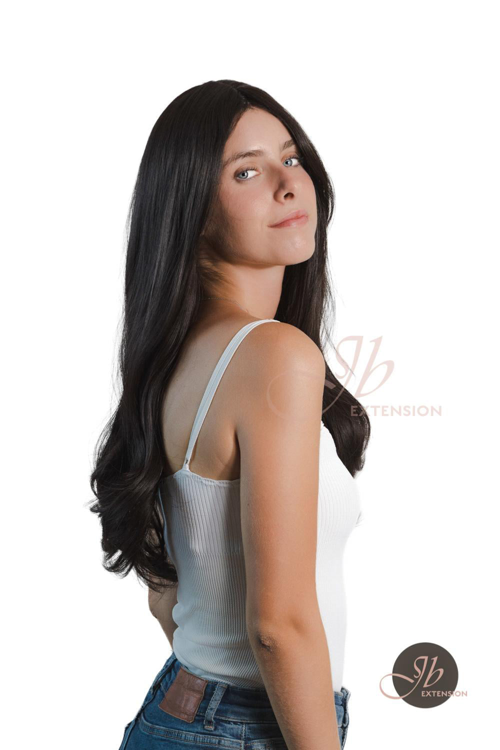 JBEXTENSION 26 Inches Soft Black Curly Wig MELANIE