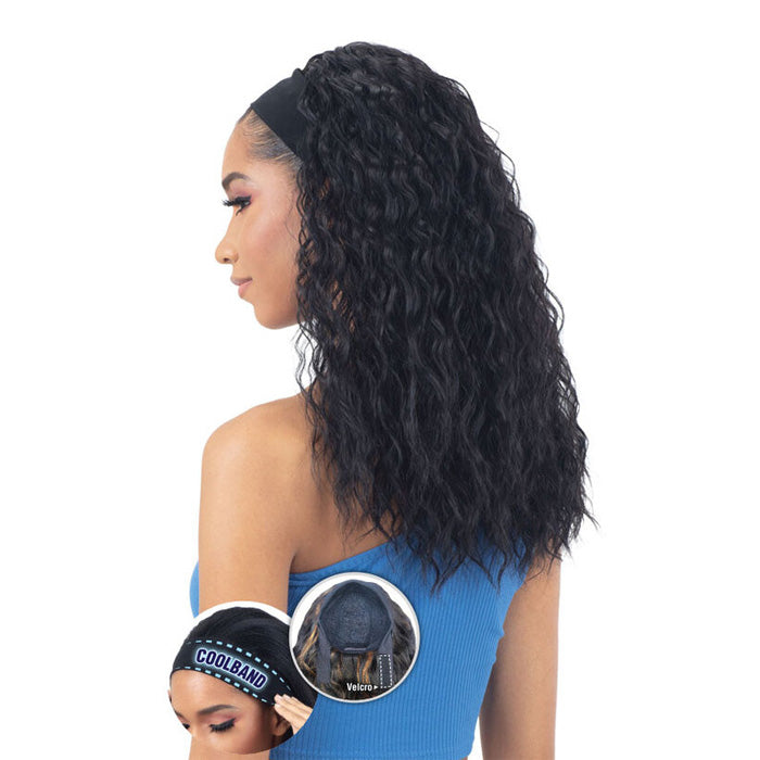 Shake N Go Equal Headband Full Cap Wig - SERENITY
