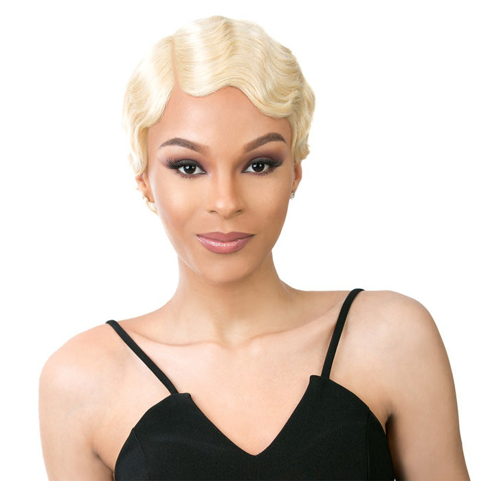 It's a Wig 100% Human Hair Lace Front Wig - LACE HH FINGER ROLL