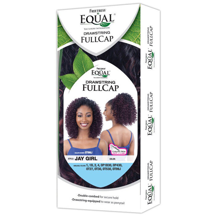 Freetress Equal Drawstring Fullcap Half Wig - JAY GIRL