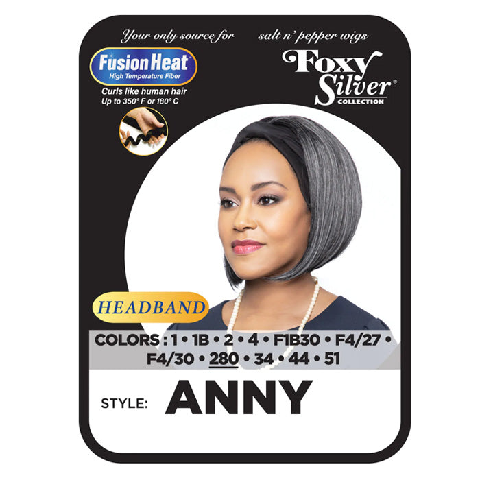 Foxy Silver Head Band Wig - ANNY