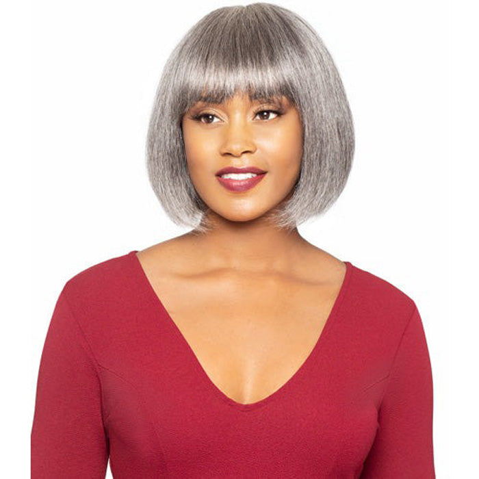 Foxy Silver 100% Human Hair Wig - SYLVIA