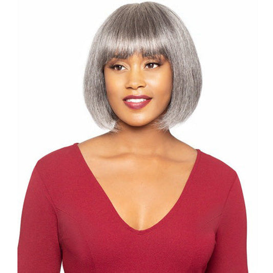 Foxy Silver 100% Human Hair Wig - SYLVIA