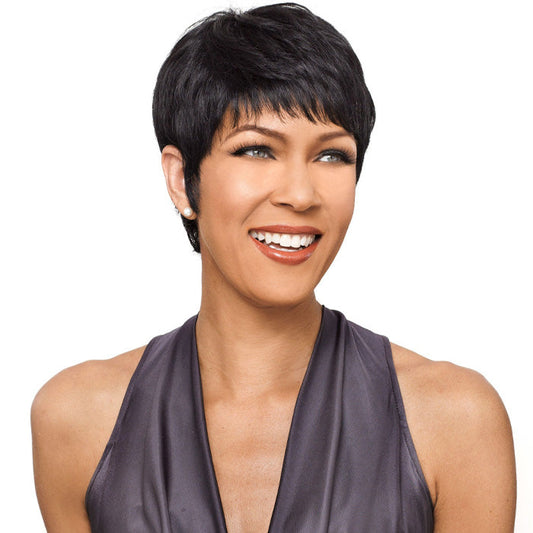 Foxy Silver Human Hair Wig - LORTHY