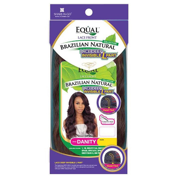 Shake N Go Equal Brazilian Natural Lace Deep Invisible L-Part Wig - DANITY
