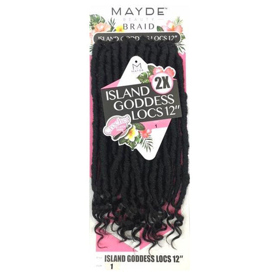 Mayde Beauty Synthetic Crochet Braid - 2X ISLAND GORGEOUS LOCS 12 Inch