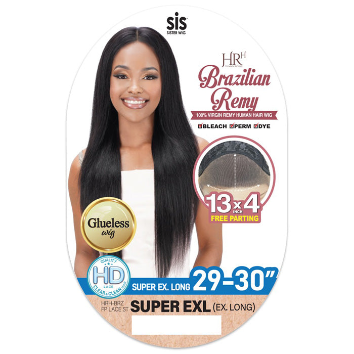 Zury Sis Brazilian Remy Glueless 100% Virgin Remy Human Hair 13x4 HD Lace Front Wig - SUPER EXL (EX.LONG)