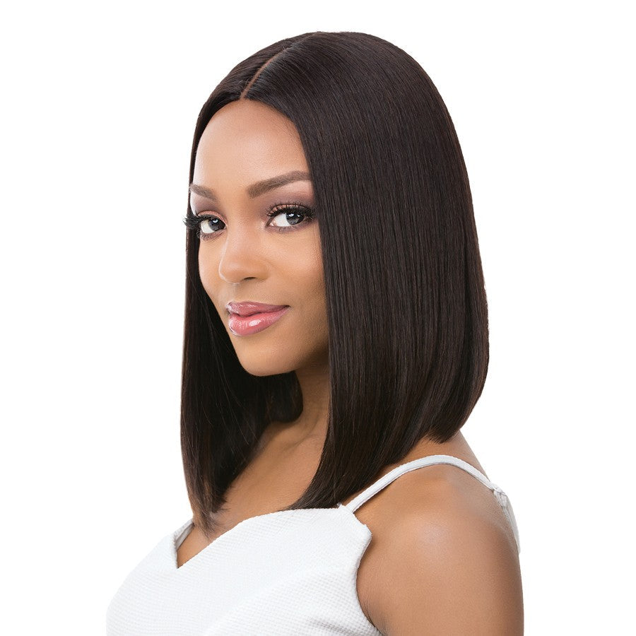 It's a Wig 100% Human Hair 6" Deep Lace Part Wig ALANZA