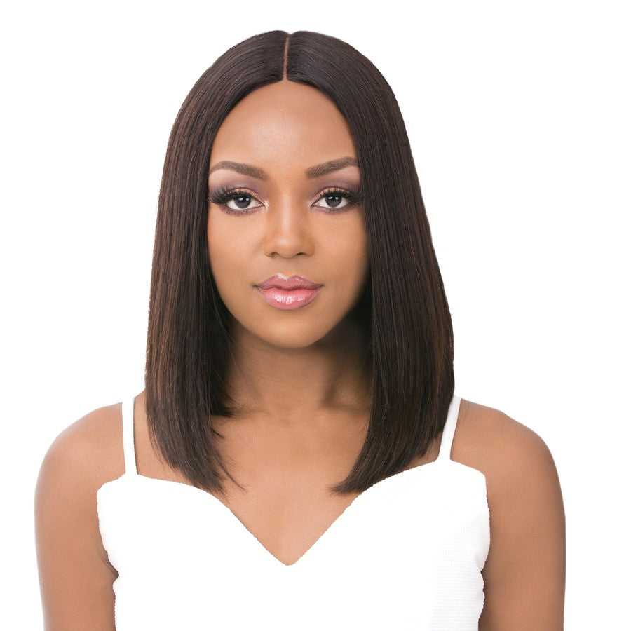 It's a Wig 100% Human Hair 6" Deep Lace Part Wig ALANZA