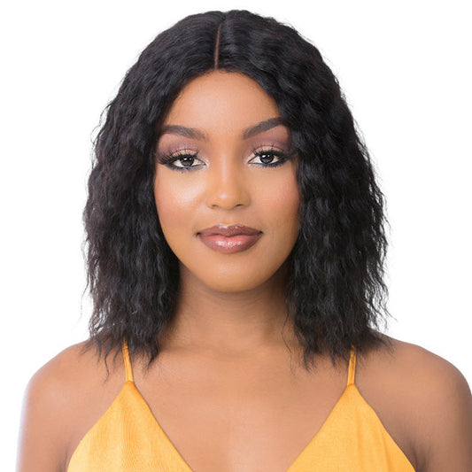 It's a Cap 100% Human Hair Skin Top T-PART Wig - KESELI