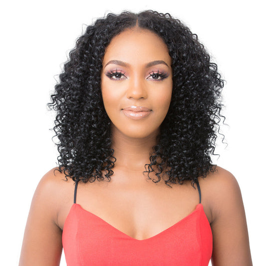 It's a Wig 100% Natural Human Hair HH U Part Wig - DEEP WAVE 16"