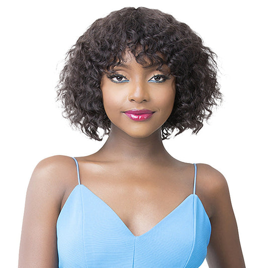 It's a Wig Human Hair Wig - WET N WAVY NATURAL DEEP WATER 12"