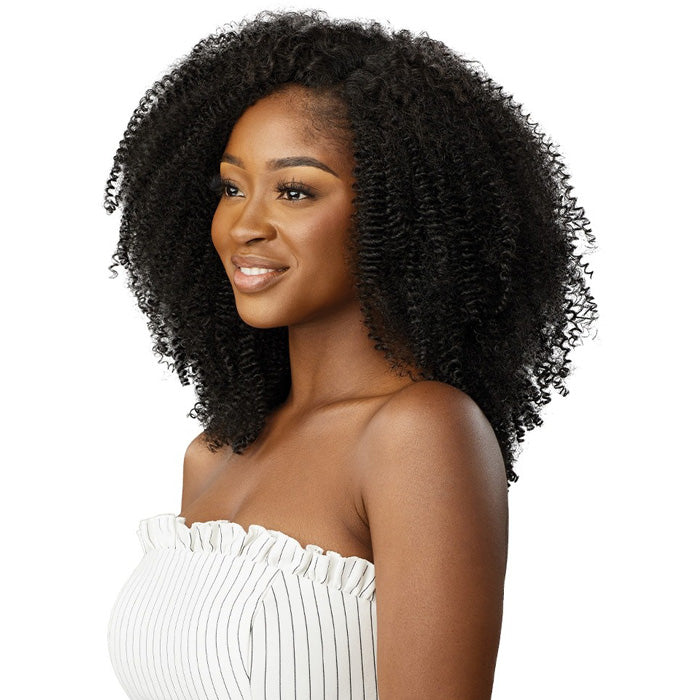 Outre Human Hair Blend Big Beautiful Hair Clip In 9CS - SPRINGY AFRO 10"