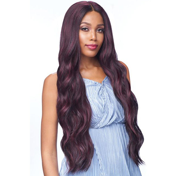 Vanessa Honey Brazilian Human Hair Blend Swissilk Tops Lace Front Wig - TDHB ILMA 40