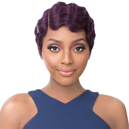 It's a Cap Weave Human Hair Wig HH NUNA