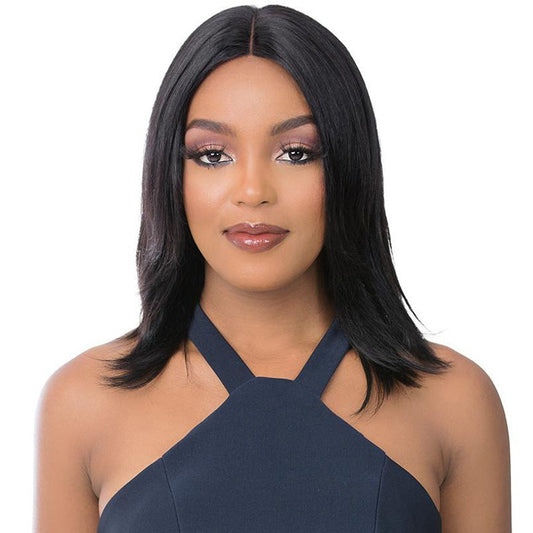 It's a Cap 100% Human Hair Skin Top T-PART Wig - SHARDE