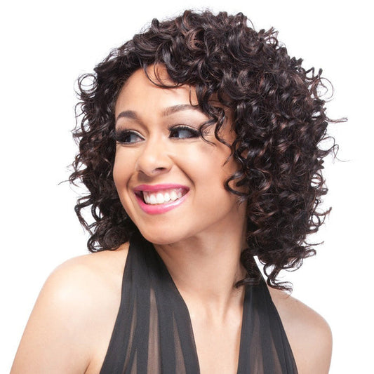 It's a Cap Weave 100% Human Hair Wig DEEP WAVE