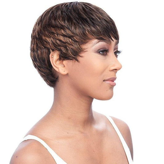 It's a Cap Weave 100% Human Hair Wig Indian Tara