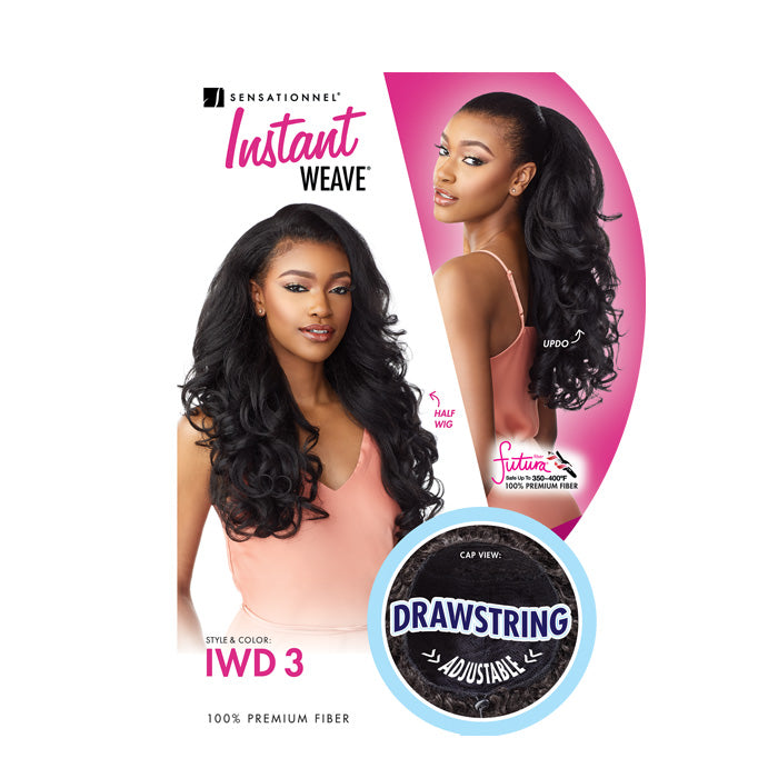 Sensationnel Instant Weave Drawstring Half Wig Updo - IWD 3