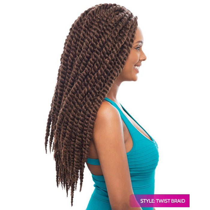 Janet Collection Pre-Looped Crochet Braid - HAVANA MAMBO TWIST 24"