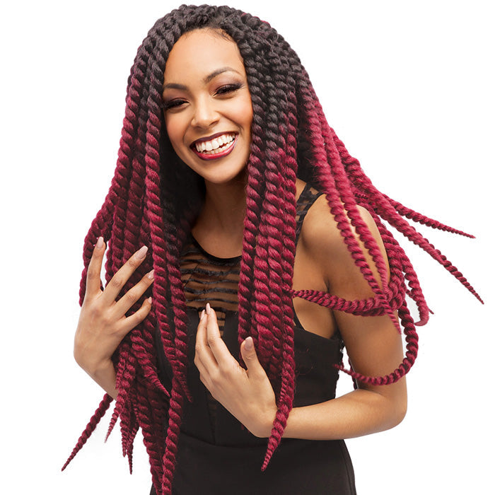 Janet Collection Pre-Looped Crochet Braid - HAVANA MAMBO TWIST 24"