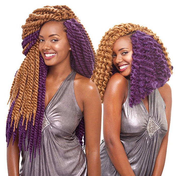 Janet Collection Pre-Looped Crochet Braid - HAVANA MAMBO TWIST 24"