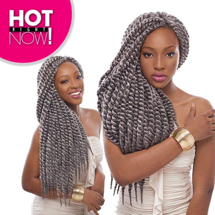 Janet Collection Pre-Looped Crochet Braid - HAVANA MAMBO TWIST 24"