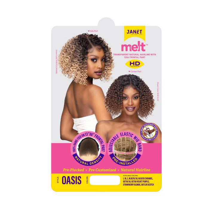 Janet Collection Melt HD 13X6 Swiss Lace Front Wig - OASIS