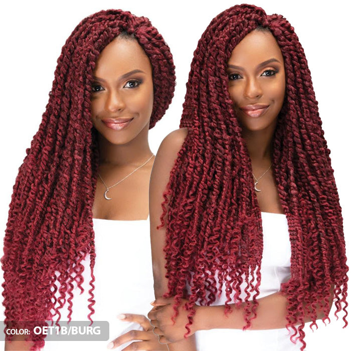 Janet Collection Nala Tress Pre-Looped Crochet Braid - PASSION TWIST BRAID 24" 3X
