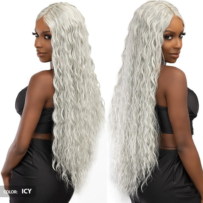Janet Collection Remy Illusion X-Long Human Hair Mix HD Lace Wig - EFUA