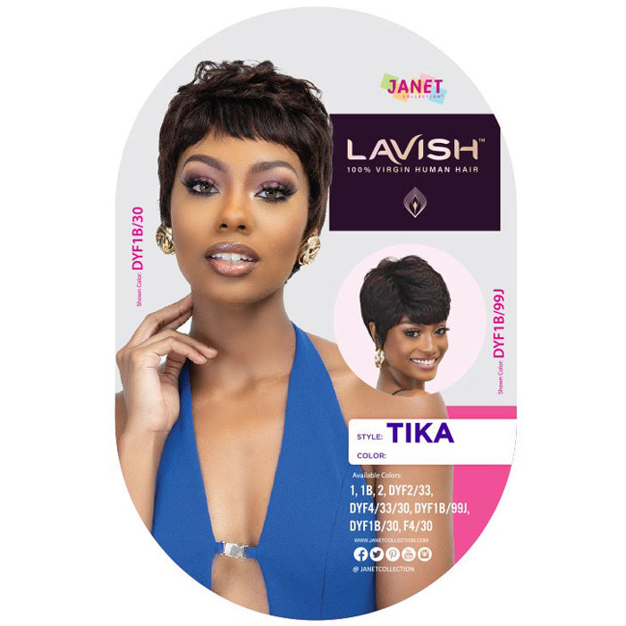 Janet Collection Lavish 100% Virgin Human Hair Wig - TIKA